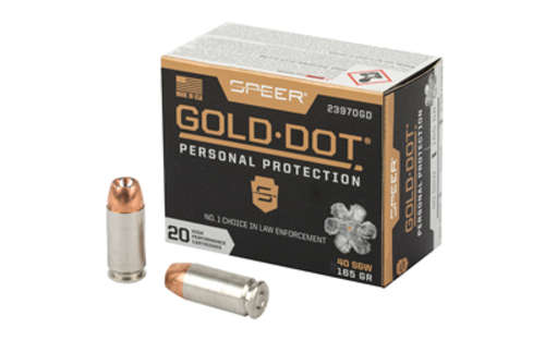 Ammunition Speer Ammunition Speer Gold Dot SPR GOLD DOT 40SW 165GR HP 20/200